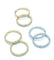 Bague Série de 6 bagues 3 ors et diamants 58 Facettes