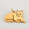 Pendentif Pendentif Chat Or jaune 58 Facettes