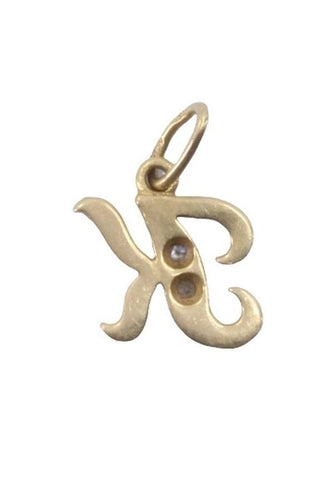 Pendentif PENDENTIF INITIALE "K" DIAMANTS 58 Facettes 069921