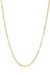 FLAT CABLE KNIT CHAIN ​​Necklace 58 Facettes 046061