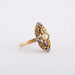 Ring Marquise ring, white pearl, diamonds 58 Facettes
