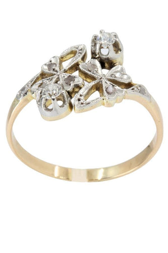 Bague TOI ET MOI ART-NOUVEAU DIAMANTS 58 Facettes 041591