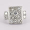 Bague Bague en or gris, diamants 58 Facettes