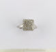 Ring Pave diamond ring in white gold 58 Facettes
