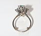 Ring 52 Emerald and Diamond Navette Ring 58 Facettes 507