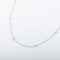 Collier Collier Or blanc 10 diamants 58 Facettes 8393