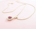 Collier Collier/Pendentif Or Jaune, Rubis & Diamants 58 Facettes AA 1581