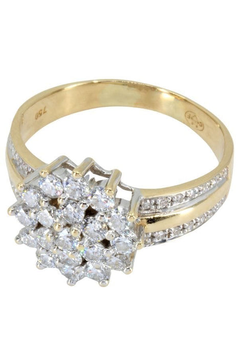 Bague BAGUE FLEUR DIAMANTS 58 Facettes 048911