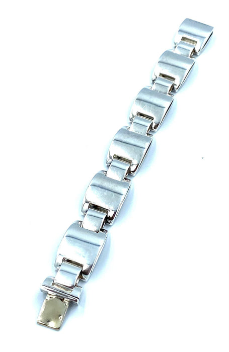 Bracelet HERMES. Bracelet vintage argent 58 Facettes