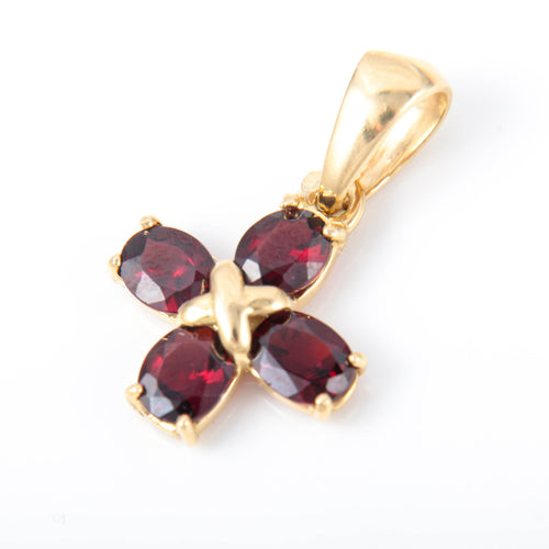 Pendentif Pendentif grenats or jaune 58 Facettes 2711