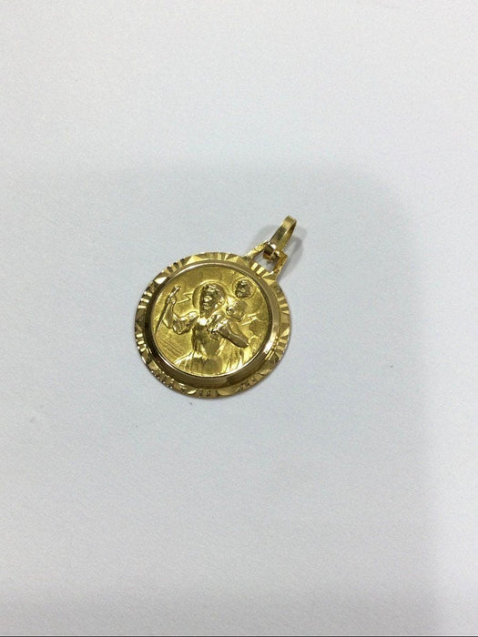 Pendentif Médaille Saint Christophe 58 Facettes