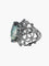Bague Bague Pierre synthétique Or Blanc et Diamants 58 Facettes