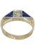 Ring ART DECO SAPPHIRE AND DIAMOND RING 58 Facettes 059611