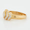 Bague 52 BAGUE OR JAUNE 24 DIAMANTS 58 Facettes REF 12026/17