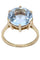 Bague 56 BAGUE MODERNE AIGUE-MARINE 58 Facettes 063211