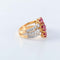 Bague 53 Bague rubis diamant 58 Facettes