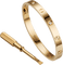 Bracelet Bracelet Cartier LOVE Diamants Or Jaune 58 Facettes BS140