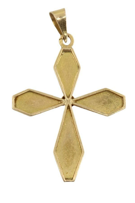 Pendentif CROIX ANCIENNE 58 Facettes 051701