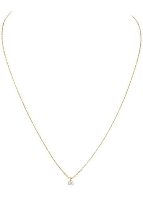 Collier COLLIER DIAMANT PRISONNIER 0.20 CARAT 58 Facettes 054931