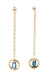 Earrings Sapphire dangling earrings 58 Facettes 061871