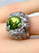 Bague 51 Bague Art Déco Platine diamants et péridot 58 Facettes