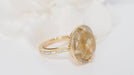 Ring 52 Chaumet ring in yellow gold, rutilated quartz and diamonds 58 Facettes 31955