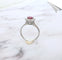 Bague 58 Bague Marguerite, en or blanc, rubis, diamants 58 Facettes AA 1557