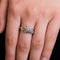 Bague 54 Bague panthère en Or jaune, saphirs & diamants 58 Facettes