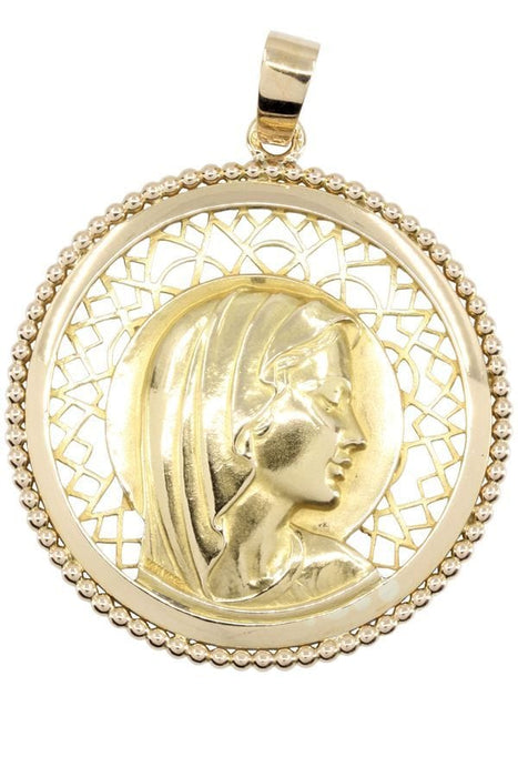 Pendentif MÉDAILLE VIERGE ANCIENNE 58 Facettes 046521