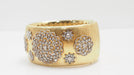 17cm bracelet Two-tone gold and diamond cuff bracelet 58 Facettes 32265