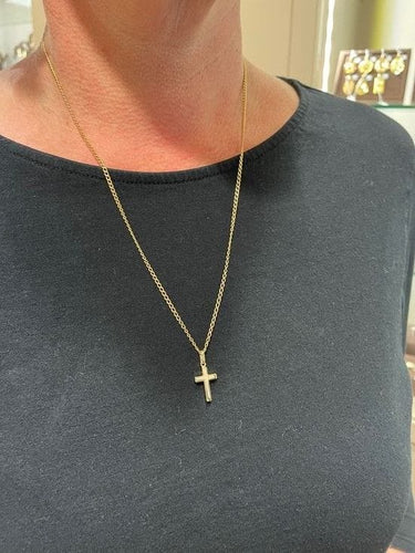 Pendentif CROIX MODERNE 58 Facettes 058431