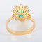 Bague Bague Marguerite Emeraude et diamants 58 Facettes 8392