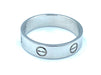 CARTIER ring. Love collection, white gold ring 58 Facettes