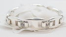 Bracelet Hermès Cassiopée bracelet in silver and sapphires 58 Facettes