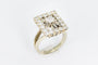 Bague 54 Bague vintage, diamant taille ancienne 58 Facettes