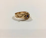 Ring 47.5 Art Nouveau Ring Rose Gold Sapphire Pearls 58 Facettes