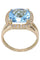 Bague BAGUE MODERNE TOPAZE ET DIAMANTS 58 Facettes 071201