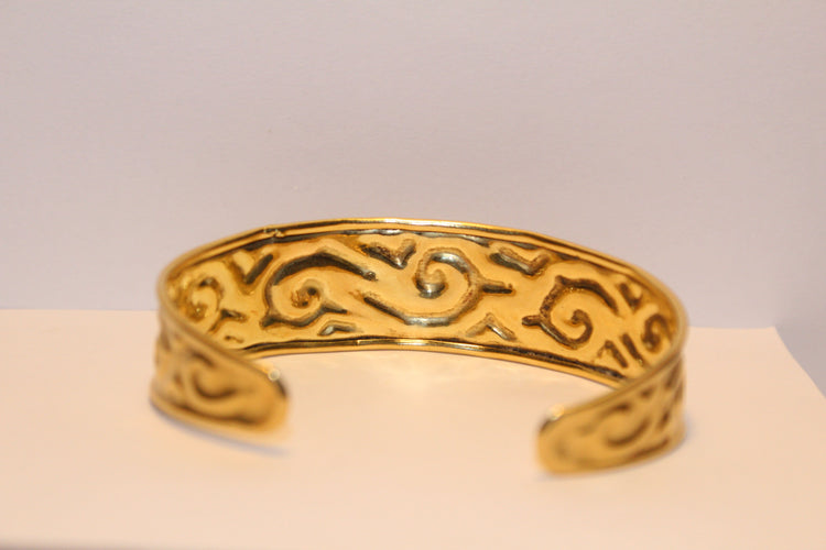 Bracelet Bracelet Or jaune ouvert 58 Facettes 10887