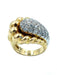 Ring Ring 1950 yellow gold and diamonds 58 Facettes