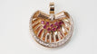 Pendentif Pendentif Or Rubis Diamants 58 Facettes 32418