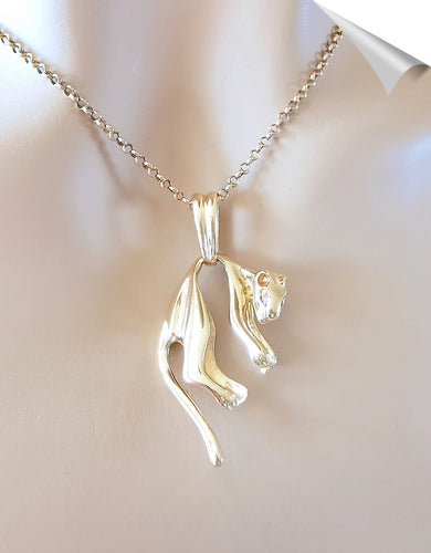 Pendentif Pendentif Panthère diamants unisexe, or jaune 58 Facettes AA 1545