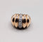 Bague Bague Tank boule godrons Diamants 58 Facettes