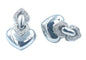 Boucles d'oreilles BVLGARI. Boucles d’oreilles Doppio Cuore or et diamants 58 Facettes