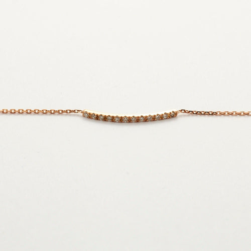 Bracelet Bracelet Or barrette de Diamants 58 Facettes