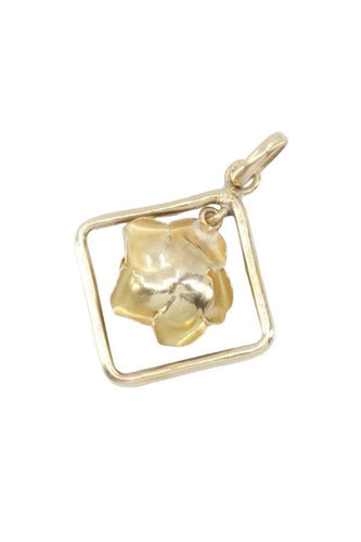 Pendentif PENDENTIF ANCIEN ROSE 58 Facettes 065771