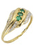 Ring 53 MODERN EMERALD RING 58 Facettes 052241
