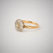 Ring Flower Ring Yellow Gold Pearl Diamonds 58 Facettes 3489 LOT