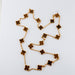 Van Cleef & Arpels Necklace - Alhambra Tiger Eye Long Necklace 58 Facettes