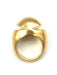 Ring 51 BVLGARI. 18K rose gold ring 58 Facettes