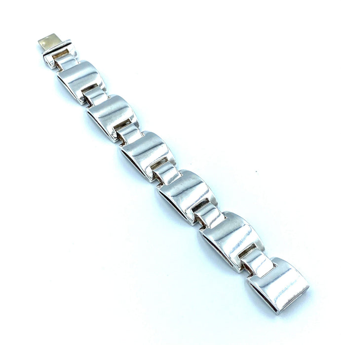 Bracelet HERMES. Bracelet vintage argent 58 Facettes